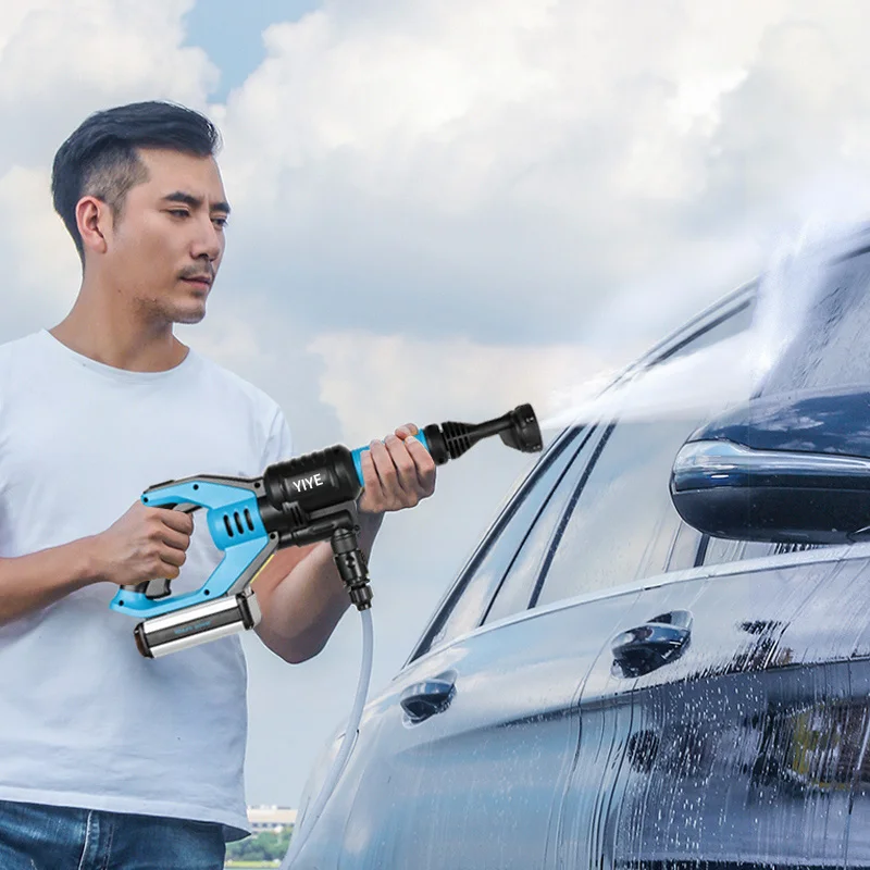 hou sehold cordless wireless portable high pressure car washer machine