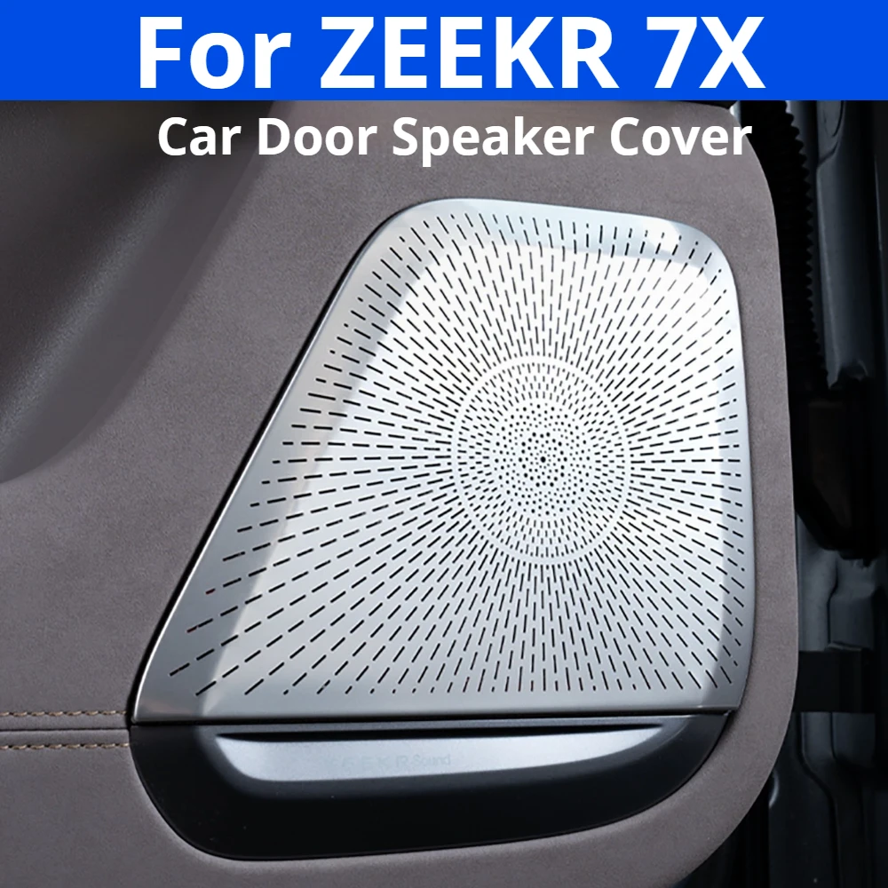 For ZEEKR 7X Door Speaker Protective Cover, Horn Decor Shield, Car Interior Modification Accessories