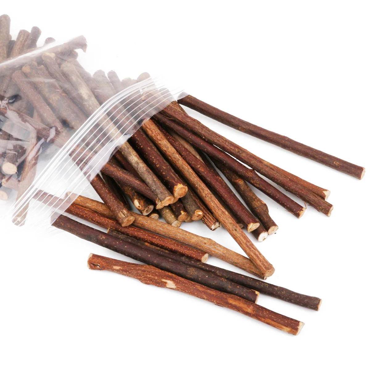 

100pcs Sticks 0.5-0.8cm Diameter 10cm Length Fine Cutting Bark Surrounding DIY Paint Pyrography Decoupage Wedding
