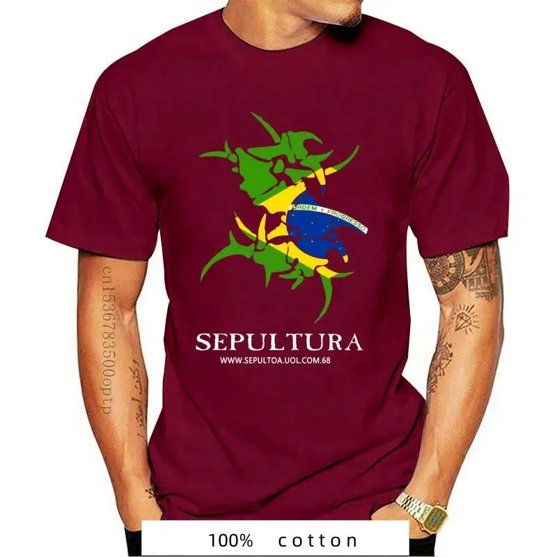 

New Sepultura Metal Rock Band T-Shirt Black White Cotton Customize Tee Shirt