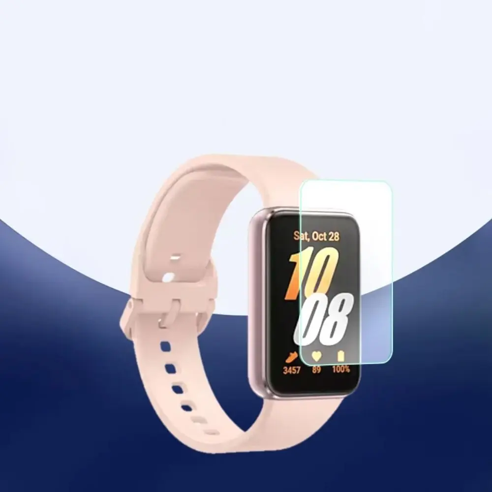 TPU macio Limpar Smartband Película Protetora, Capa Protetora de Tela para Samsung Galaxy Fit 3 Pulseira Inteligente, 2Pcs