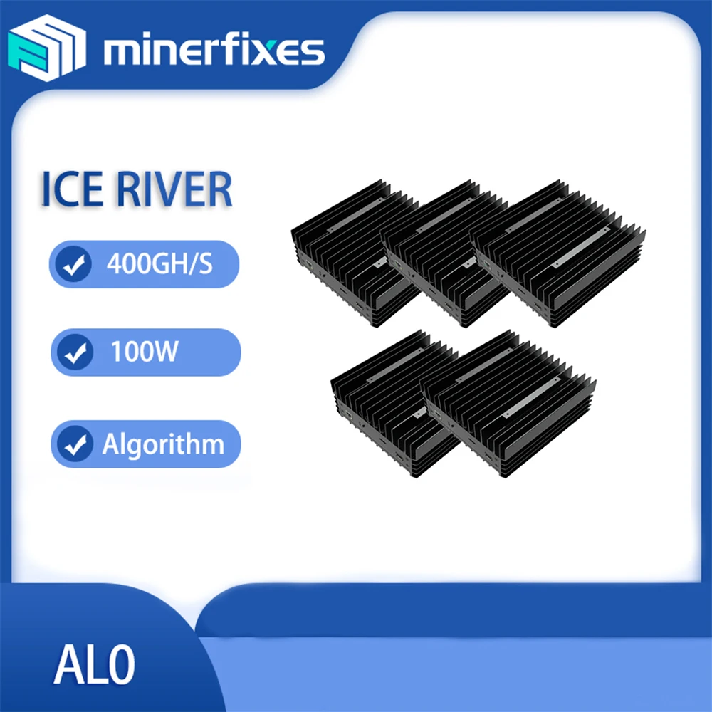 

Новинка IceRiver AL0 ALPH Alephium Miner 400GH/s ± 5%, алгоритм гашрата, криптовалютический Майнер Asic, мощность 100 Вт, с блоком питания, бесплатная доставка