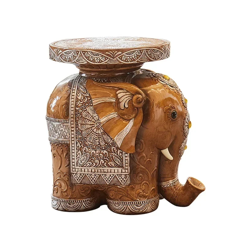 

Floor-to-floor home decoration elephant bedroom shoes stool creative housewarming gift living room decoration stool