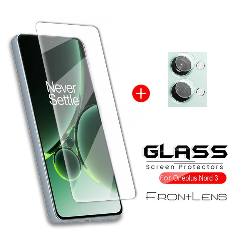 For OnePlus Nord 3 Glass OnePlus Nord 3 Tempered Glass Screen Flim 9D Lens Camera Protector Flim OnePlus Nord 3 Glass