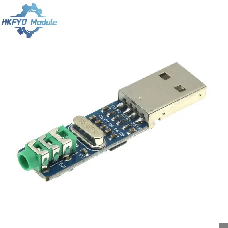 PCM2704 16 Bits Mini USB DAC Decoder USB Sound Card Analog Board Module Sampling Rate 16BITS / 32-48KHZ For Raspberry Pi