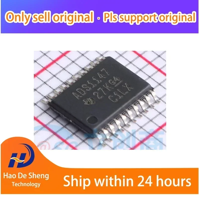 1PCS ADS1147IPWR  TSSOP20  New Original In Stock