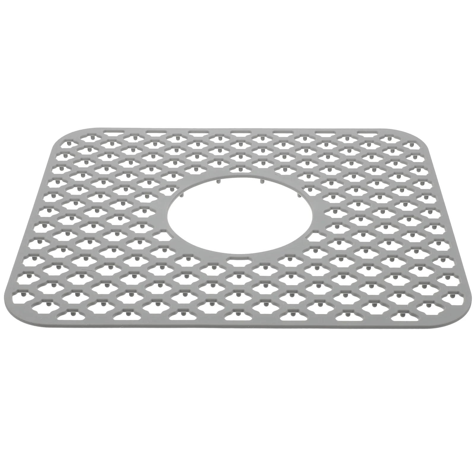 

Kitchen Silicone Sound Insulation Mat Antiskid Drainage Farmhouse Protector Countertop Non Slip Cushion Nonslip Placemat
