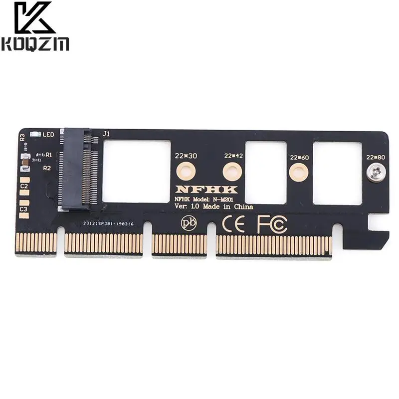 NGFF M Key M.2 NVME AHCI SSD To PCI-E PCI Express 3.0 16x X4 Adapter Riser Card Converter For XP941 SM951 PM951 A110 SSD 1pcs