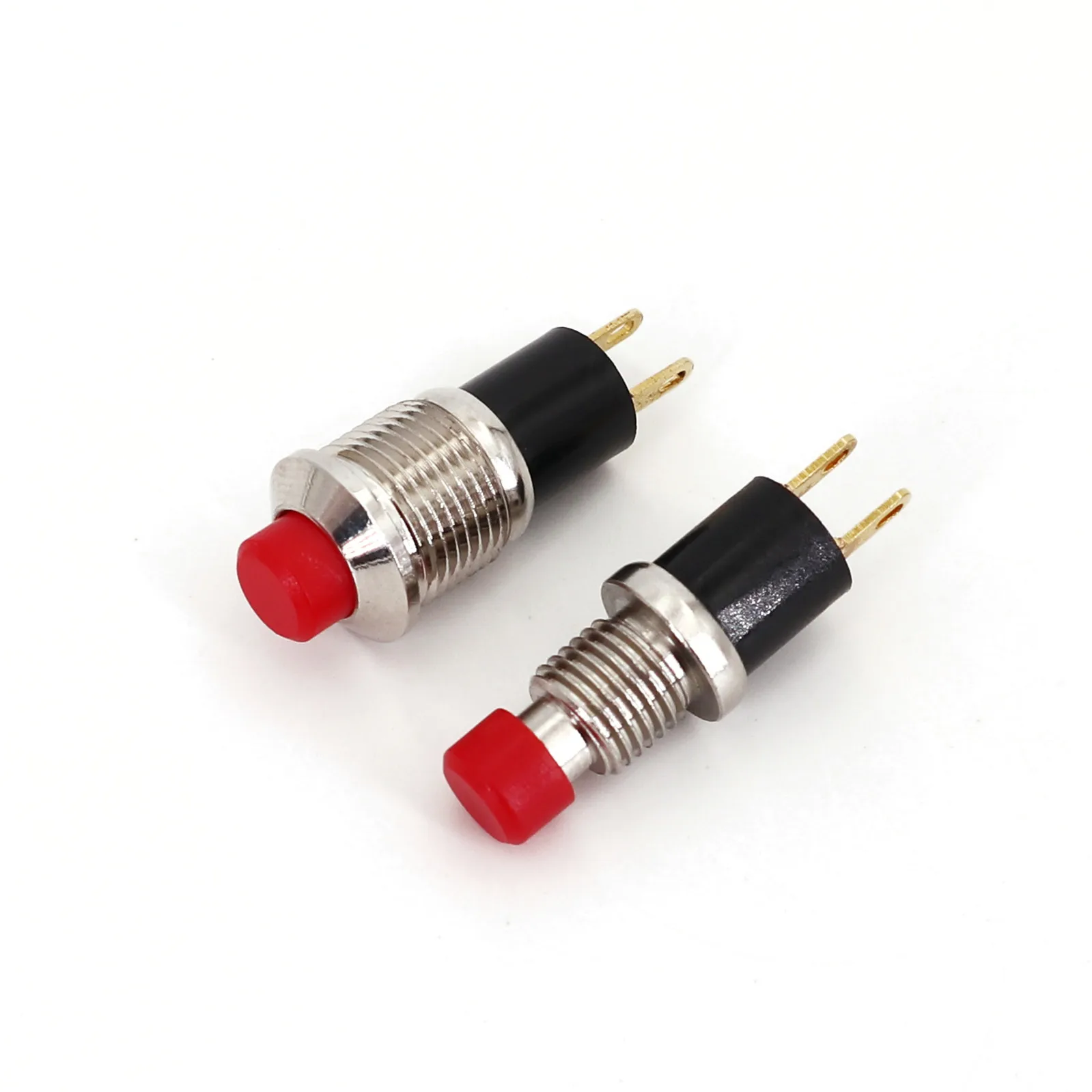 PB05 Series 2-Pin ON-OFF Latching Normally Open Panel Mount Mini Push Button Switch