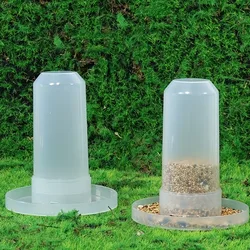 1pc Automatic Bird Feeder and Water Dispenser for Parrots, Chickens, Pigeons - Convenient and Hygienic Feeding Solution