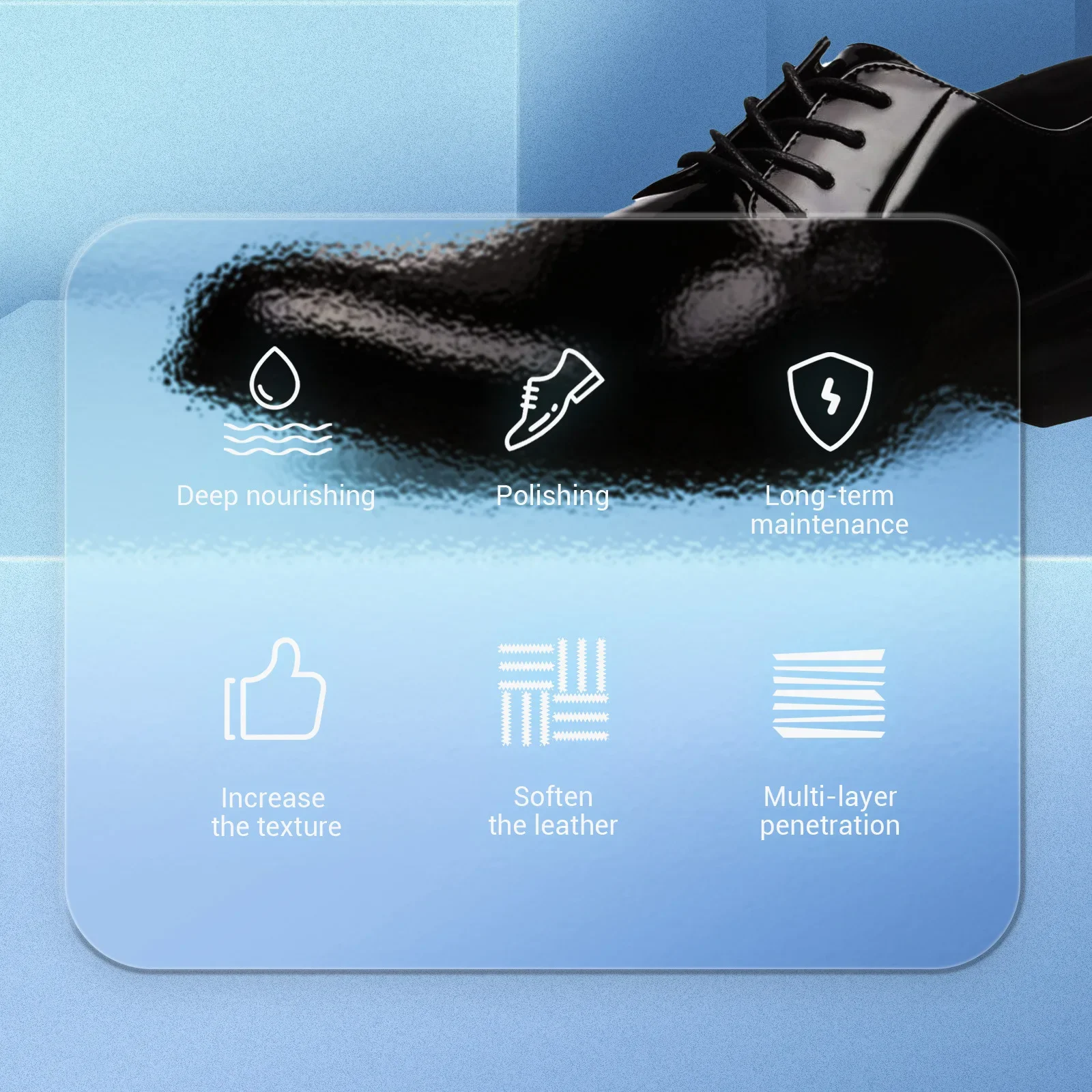 Leather Shoes Care Cream Leather High Gloss Polisher Shoe Shine Polish Wax Car Seat Furniture Refurbish Leather Repair Lanolin - Image 5
