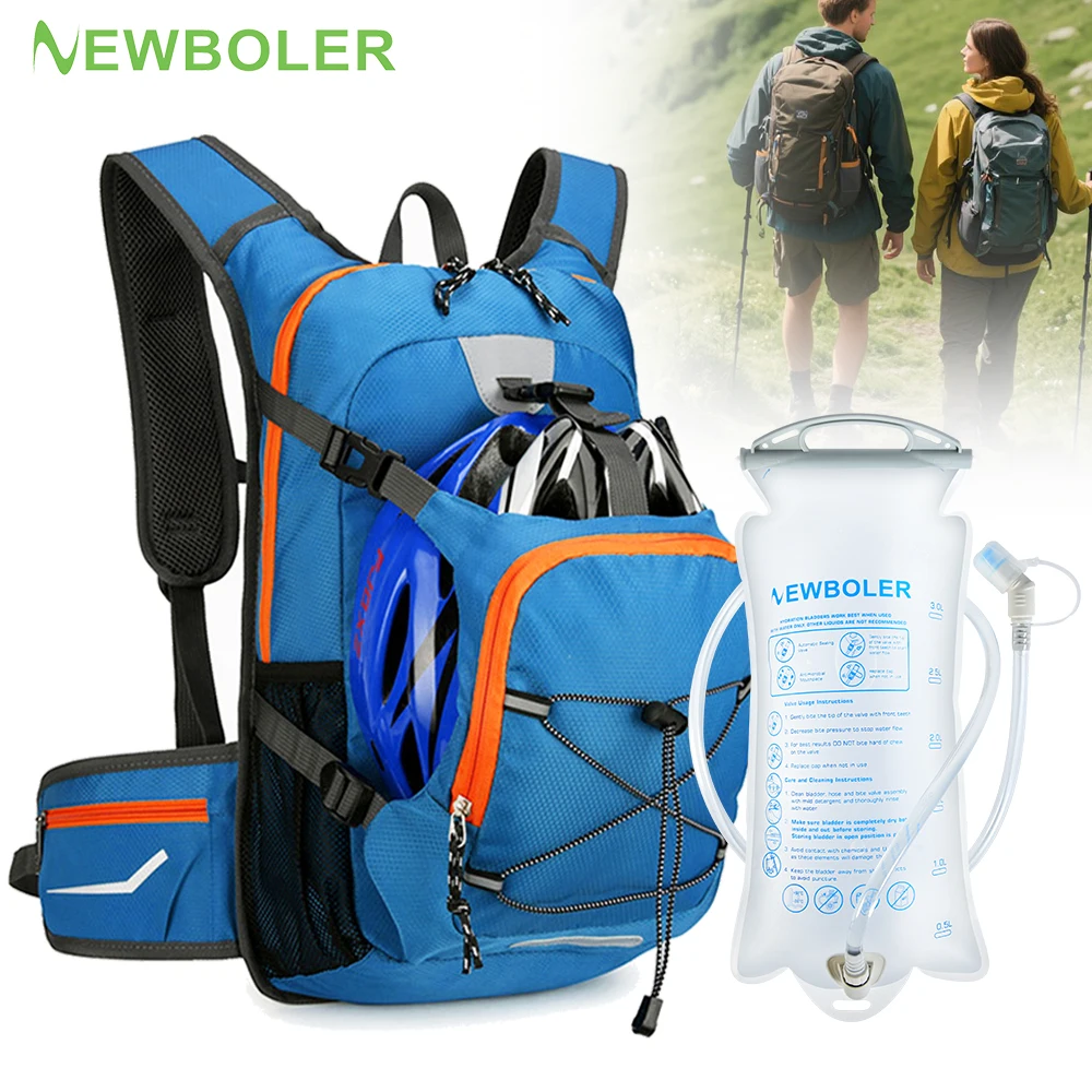 

NEWBOLER 18L Large Capacity Mountaineering Bag with Water Bottle Hydration Breathable Bag Outdoor Sport Hiking Backpack