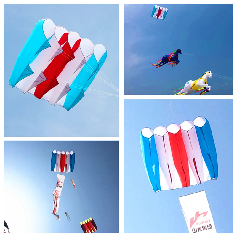 

free shipping 36sqm pilot kite flying large soft kite parachute kite pendant jellyfish kite octopus kite inflatable show kite