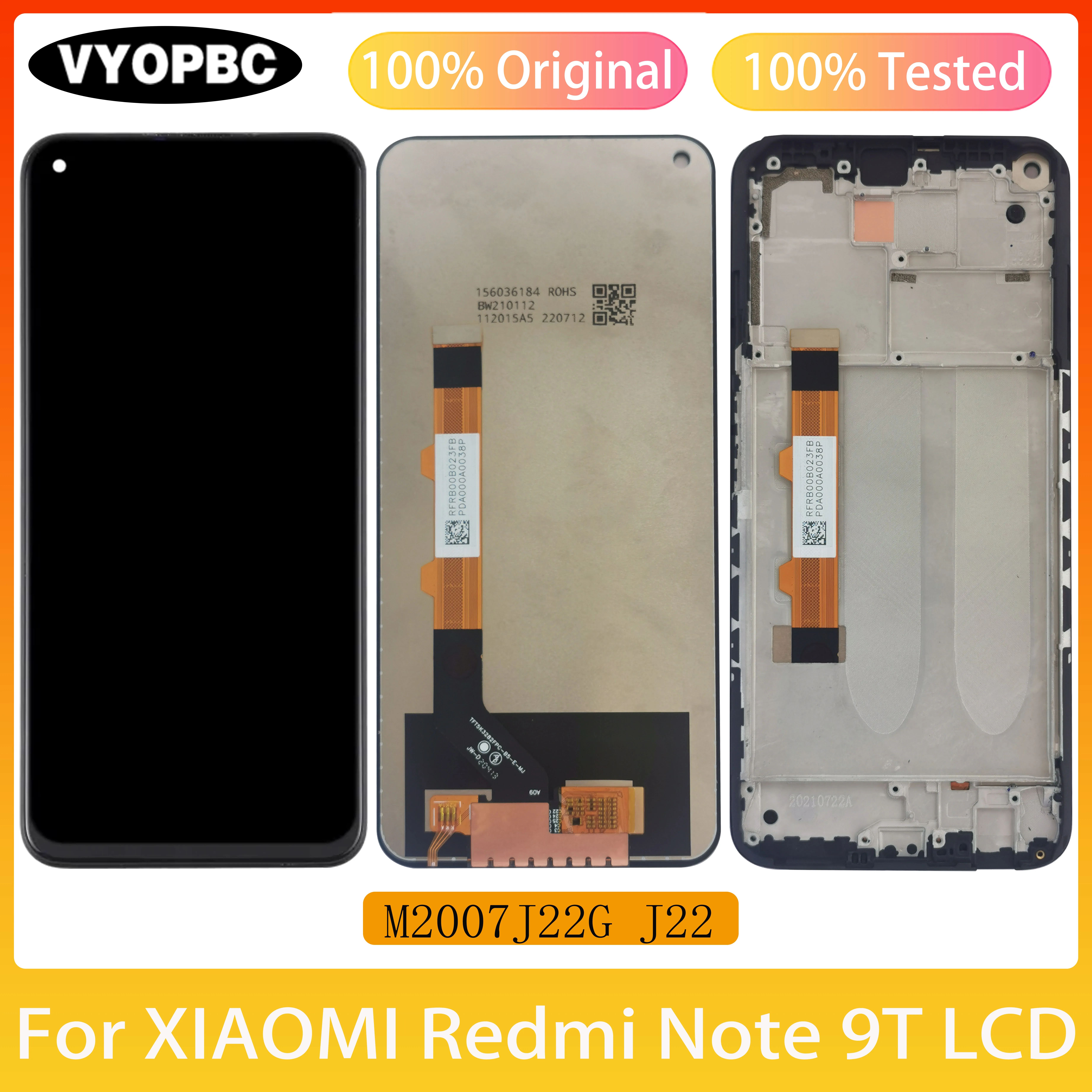 مراجعة ونصائح لشاشة LCD لجهاز XIAOMI Redmi Note 9T 6.53 بوصة