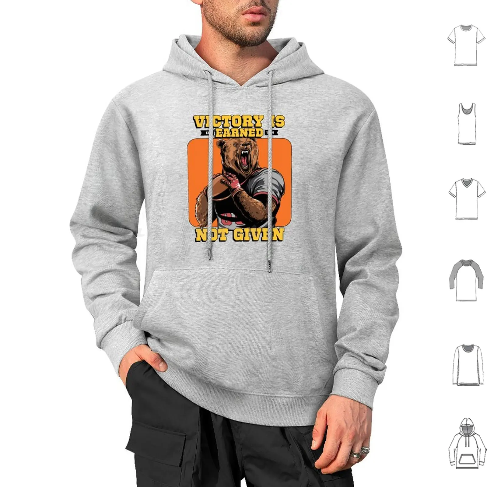 Is Earned Not Given Hoodies Long Sleeve Football Football Player