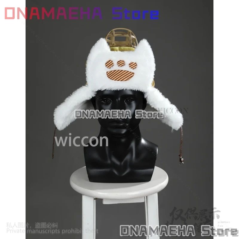 Anime Game Monster Cosplay Felyne Costume Hunterr Furry Plush Warm Hat Soft Wear Gift Cat For Girls Christmas Customized Cosplay