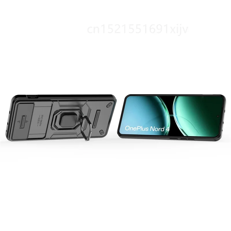 For Oneplus Nord 4 Case Slide Windows Cover Oneplus Nord 4 Funda Coque Battle Holder Upgraded Push Lens Back Case Oneplus Nord 4