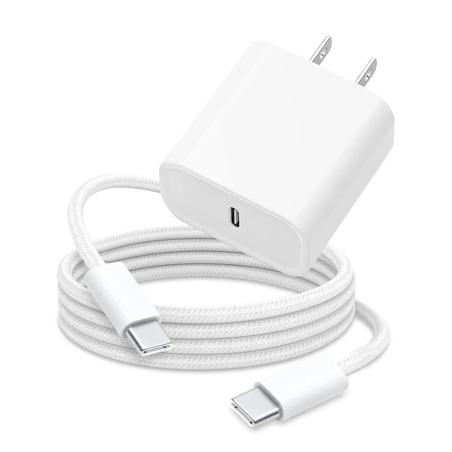 

WEFOR 3FT 20W Fast Charger Adapter for AirPods 4 Gen 4 Generation,AirPods Pro 2 2nd, AirPods Max 2024, iPhone 16e 16 15