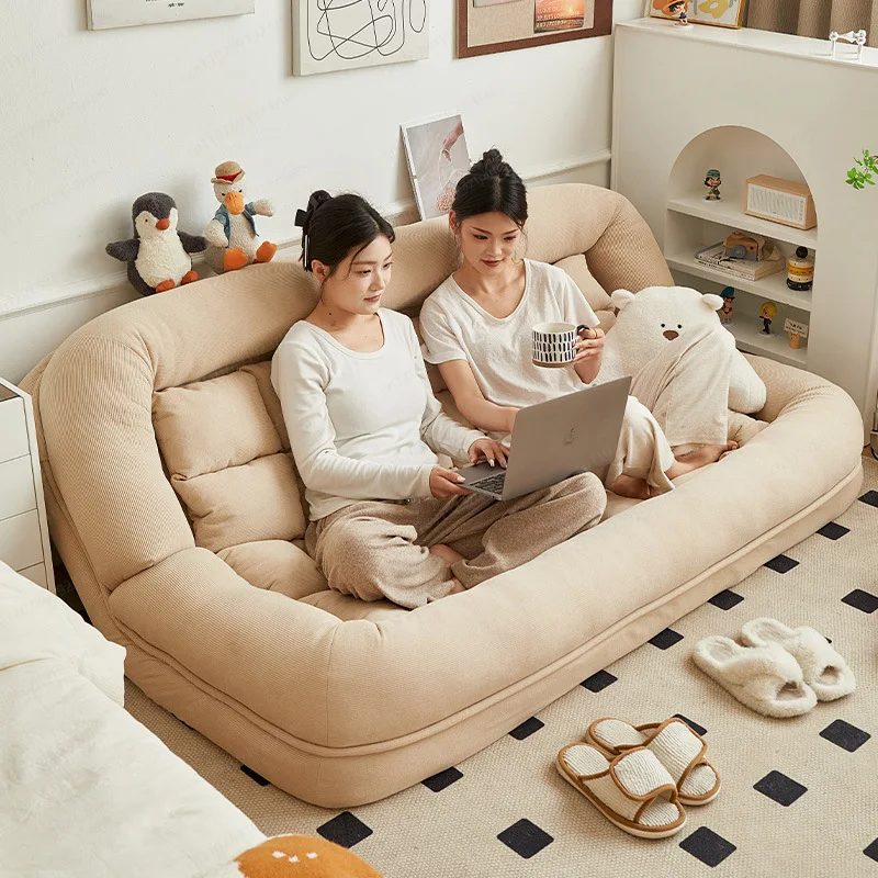 Lazy sofa Human Kennel, Lie Down & Sleep, Single Foldable Sofa Bed, Small Apartment Bedroom Dual-Purpose SoFa Bed, sOfa bEd