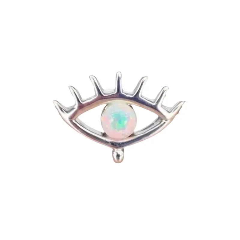 New Trend Gold Plated Stainless Steel Evil Eyes Rings Charms for Women Waterproof Party Fashion Cute Accessories Wholesale