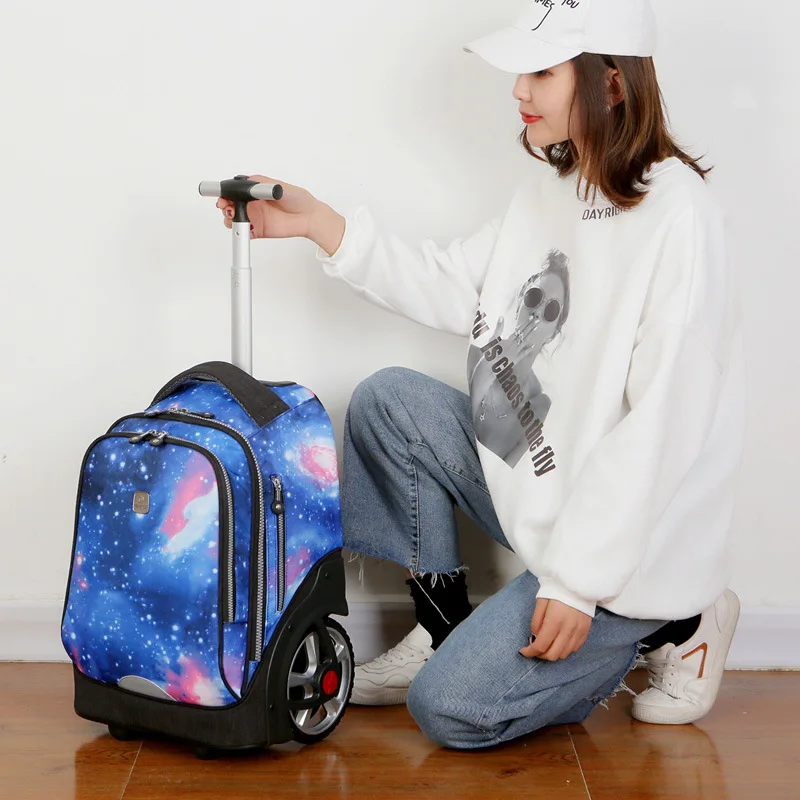Carry on Luggage Wheels Luggage Large Capacity Travel Bag Water Repellent Bag Business Trip Travel Backpack Travel Trip