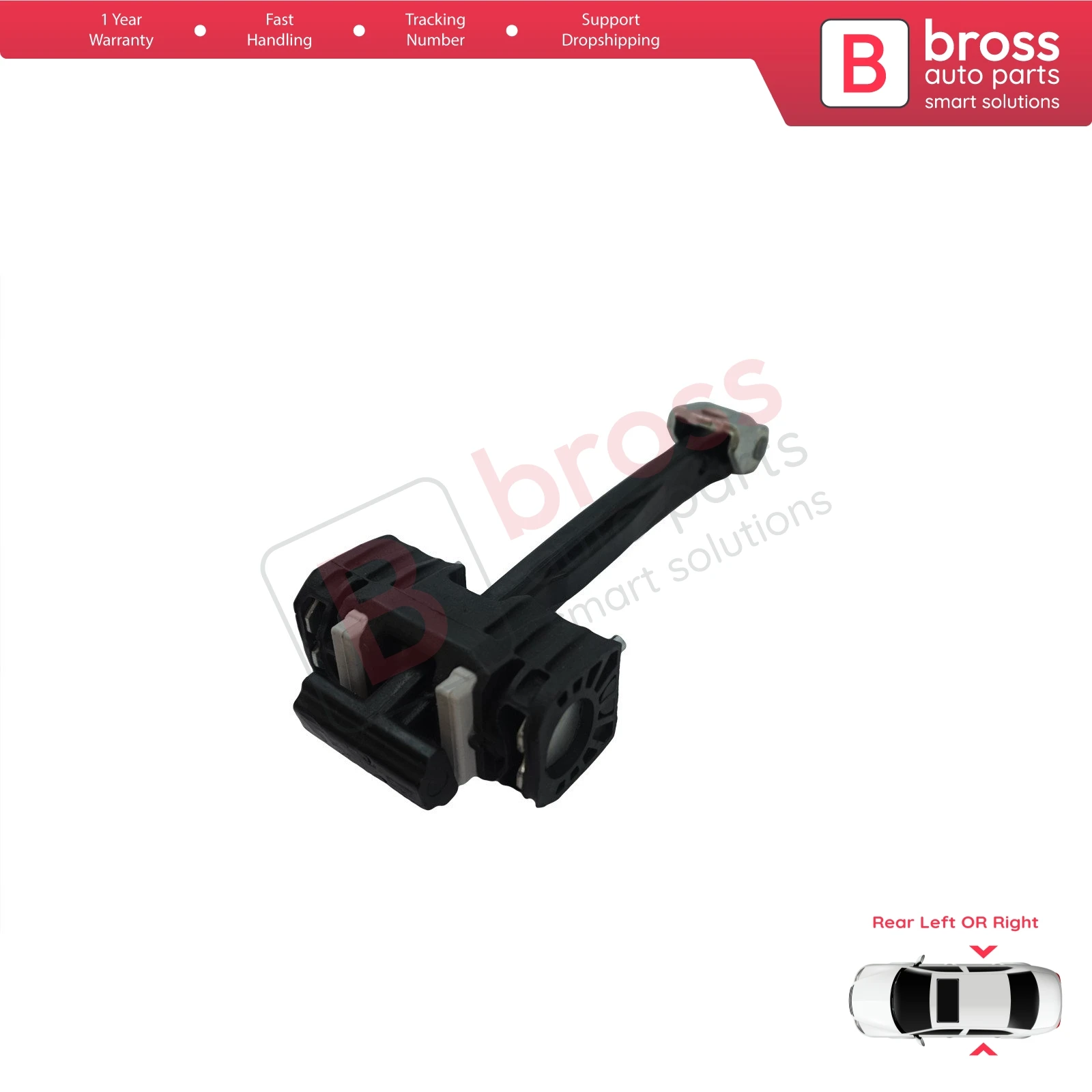 BDP947 Rear Left OR Right Door Hinge Stop Check Strap Limiter 13229108 for Vauxhall Opel Insignia A MK1 G09 2008-2017