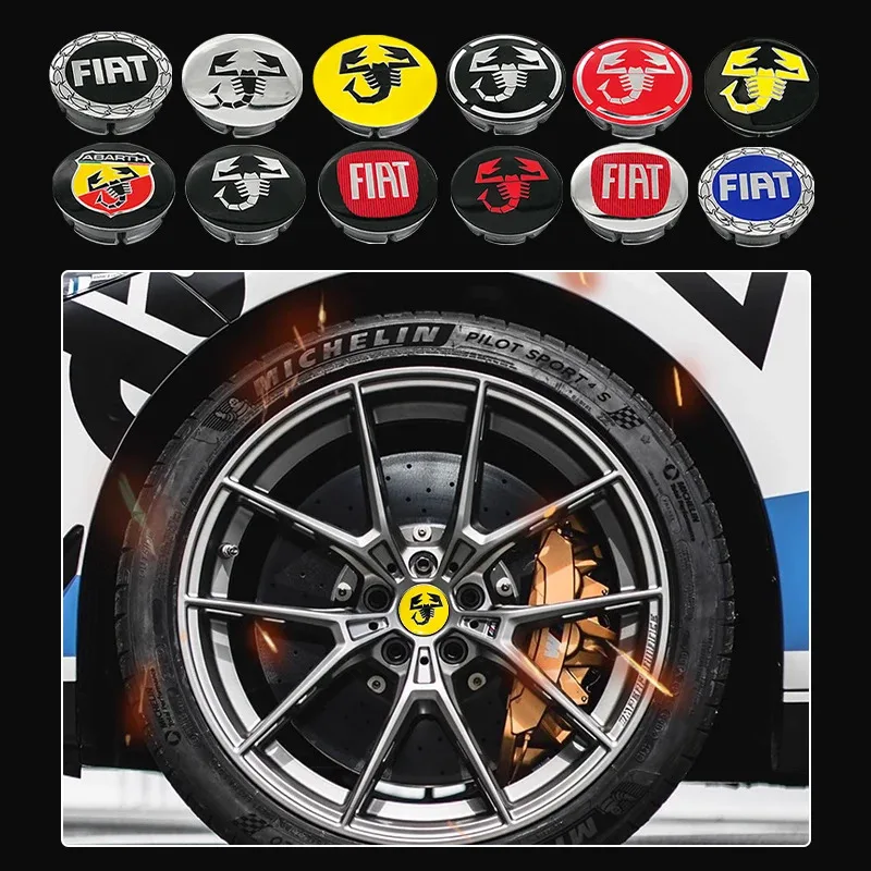 4Pcs 3D 50Mm Logo C…