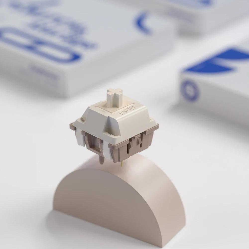

KeyGenius Canele 42gf Linear Pre-lubed switches 5 Pins with Full POM Housings LY Stem Mechanical Keyboard Switch