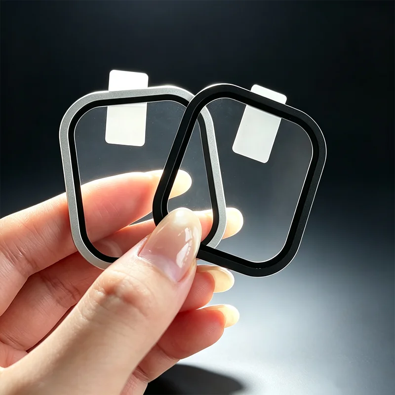 2pcs Tempered Glass for Apple Watch Ultra 3-Ultra 2 49mm Titanium Metal Frame Anti-Scratch film Screen Protector Accessories