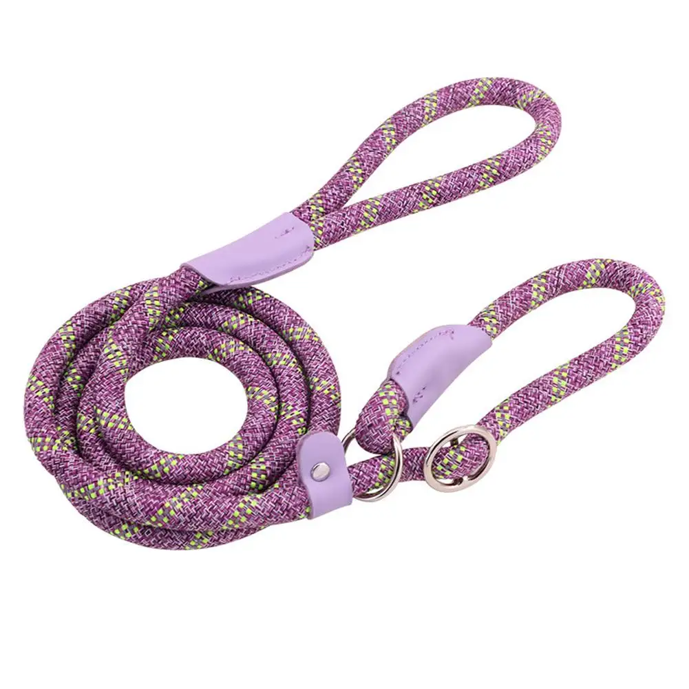 

150cm Adjustable Pet Walking Training Leash Wear-resistant Reflective Leads Rope For Medium Large Dogs