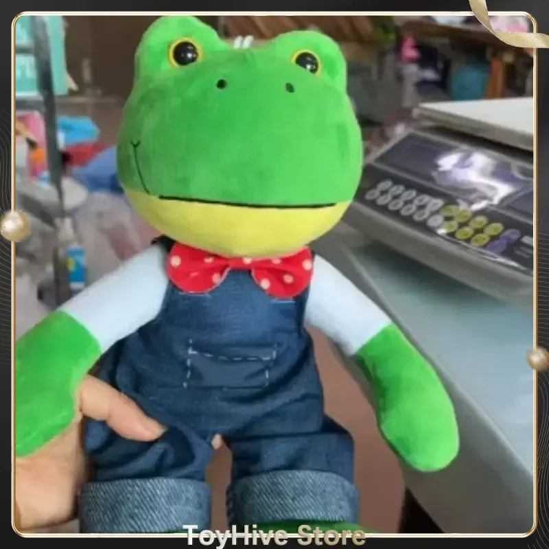 【In Stock】25cm Cartoon Cute Magic Expression Frog Plush 25cm Frog Plush Doll Soft Long Legs Wholesale Gift Toy
