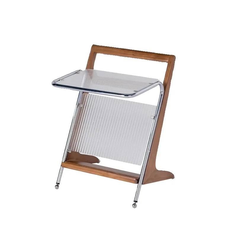 

Solid wood sofa side few small coffee table bedside table mini small creative balcony bedroom simple corner table