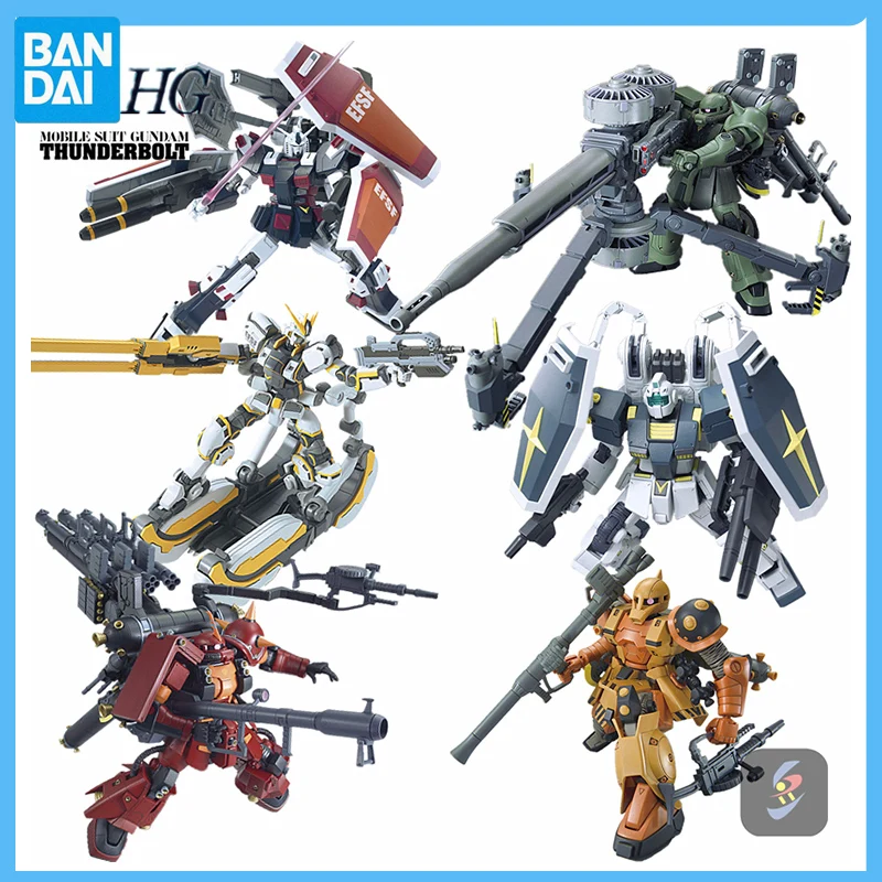 BANDAI HG 1/144 F4-78 Fcorde L ARMOR GUNDAM THUNDERBOLT BUILD RX Modèle en plastique trempé Mobile Kit Action Jouets Figurines Cadeau pour enfants