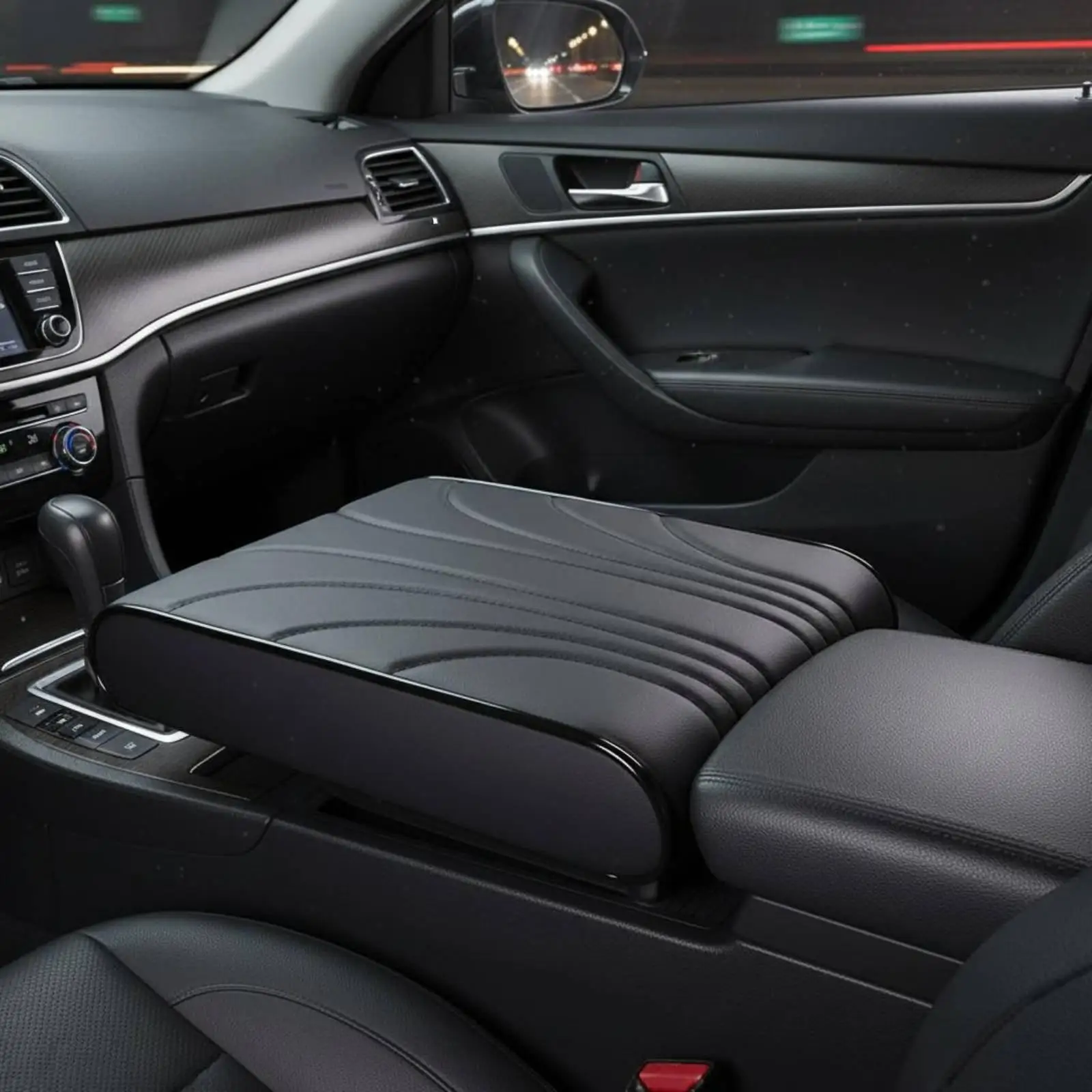 Car Armrest Pad Pressure Relief Center Console Armrest Pillow Universal Suitable for Console Elbow Rest for long distances