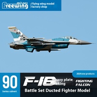 Freewing Fly Wing 90mm F-16 Fighter Simulation Turbojet Electric Jet V2 Version \
