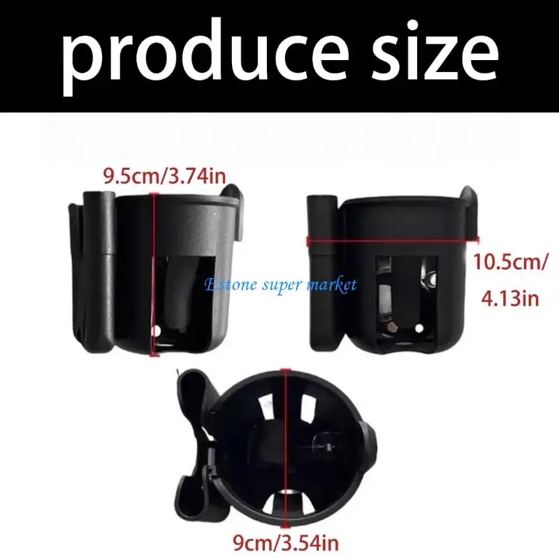 090B ที่วางโทรศัพท์แบบถ้วยสำหรับรถเข็นเด็ก โครงสร้างพลาสติกเพื่อความสะดวกของผู้ปกครอง