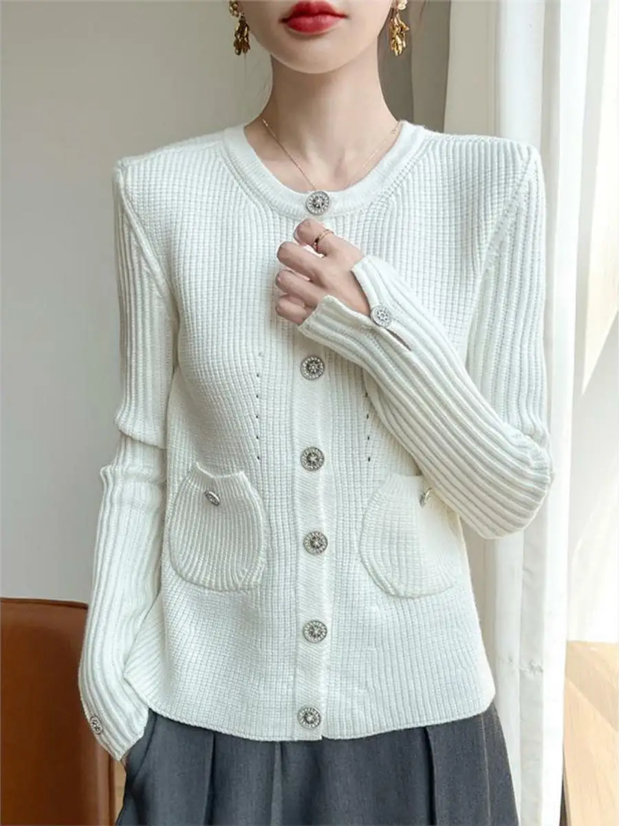 

Шикарный вязаный длинный открытый кардиган Sve, женский ор-свитер Jaet, мягкая красивая верхняя одежда, дизайнерский топ на осень