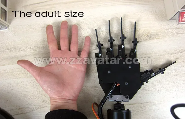 INNO-6 Bionic Robot Hand Palm Mechanical Arm Motor Five Fingers with Control System for Robotics Teaching Training Innocorner