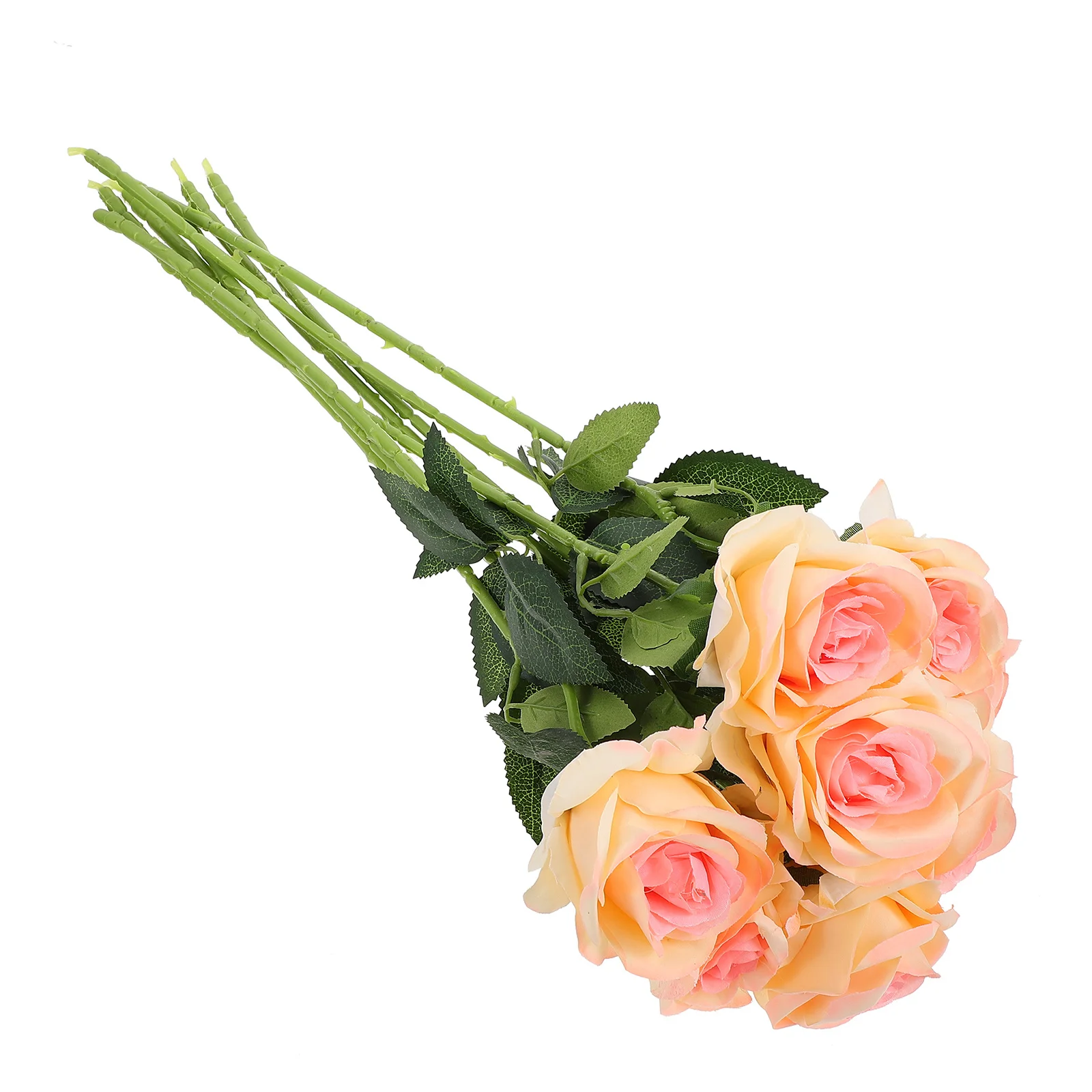 

8Pcs Artificial Roses Lifelike Simulation Flowers Wedding Party Decor DIY Romantic Silk Rose Arrangement Home Decoration