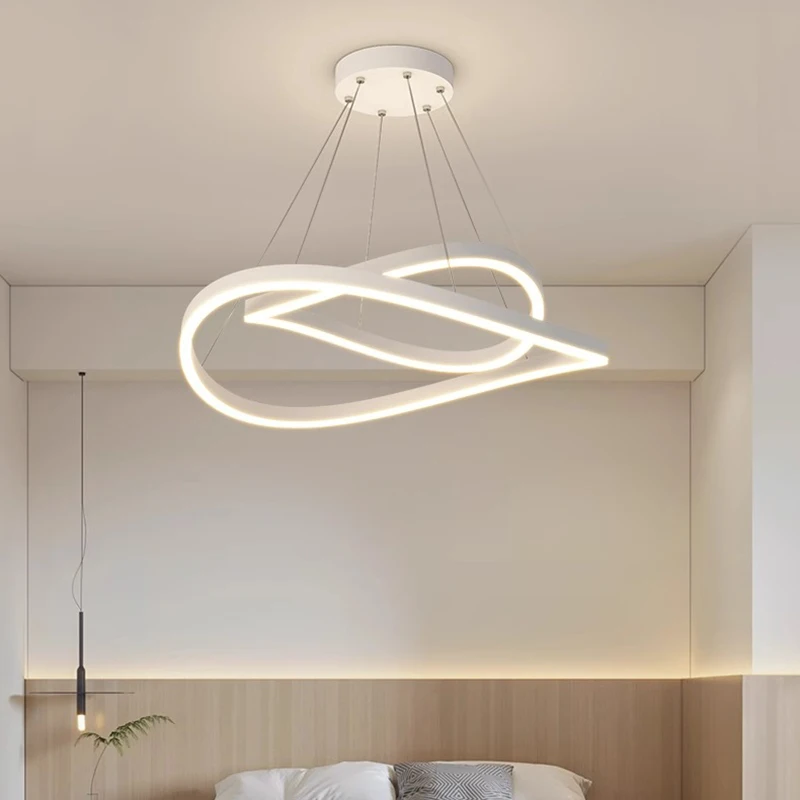 Plafonnier LED Suspendu au Design Nik, Luminaire Décoratif de Plafond, Idéal pour un Salon, une Chambre à Coucher ou une Salle à Manger