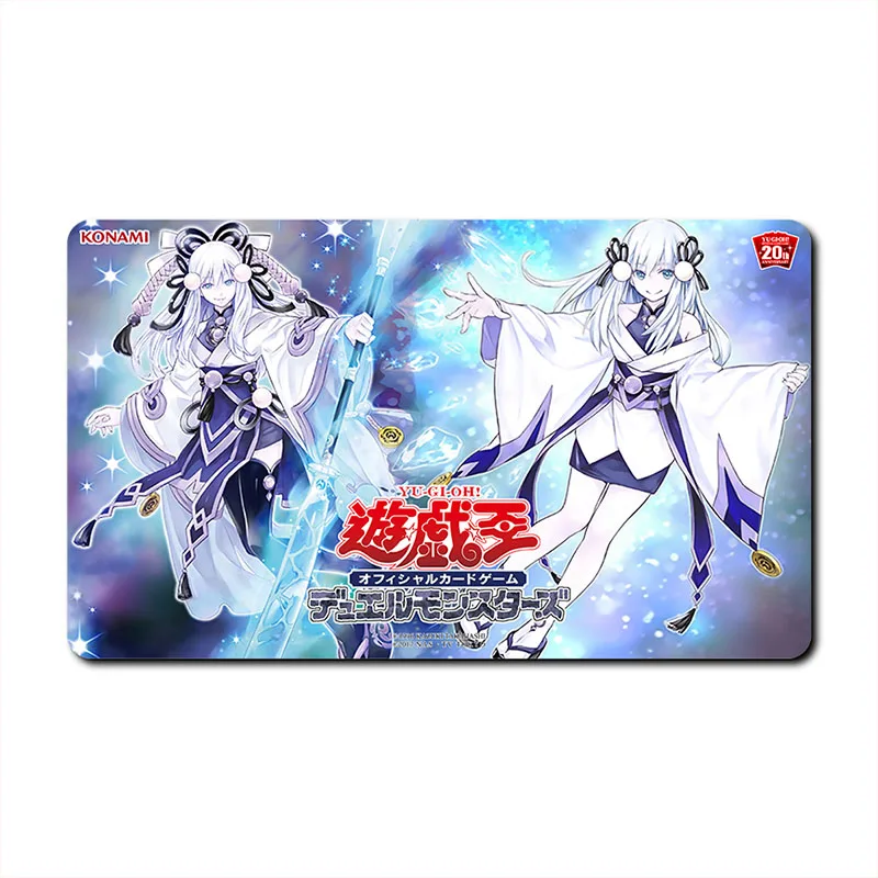 

Ю-Ги-о! 600*350*2 мм Ocg аниме коллекционная карточная подставка Yuki-Onna The Ice Mayakashi два игрока Боевая карточная подставка праздничные подарки