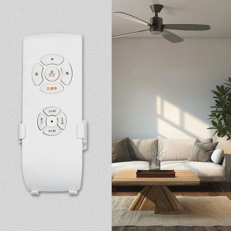 Zdalne sterowanie wentylatorem sufitowym Zestaw zdalnego sterowania lampą wentylatora sufitowego Regulowany nadajnik prędkości wiatru 3-biegowy sterownik wentylatora Timer