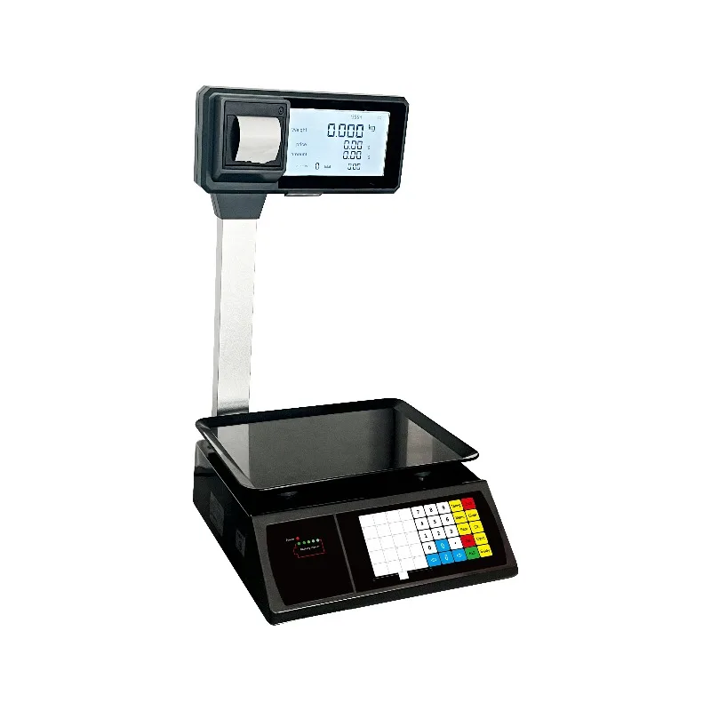 

Высокая точность 30 кг чековый принтер для хранения данных Розничные весы Весы для фруктов, овощей, морепродуктов, рынка