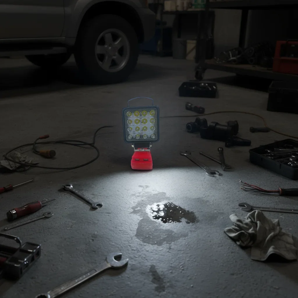 

Светодиодный уличный беспроводной рабочий фонарь для кемпинга для Einhell 4511396 4511437, аккумуляторный рабочий фонарь, уличное аварийное освещение для кемпинга