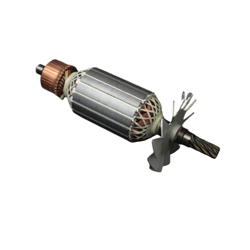 7 Teeth 200 Water Drill Rotor Armature,Copper Motor Spare Parts for Z1Z-200E/T/M Core Drilling Machine