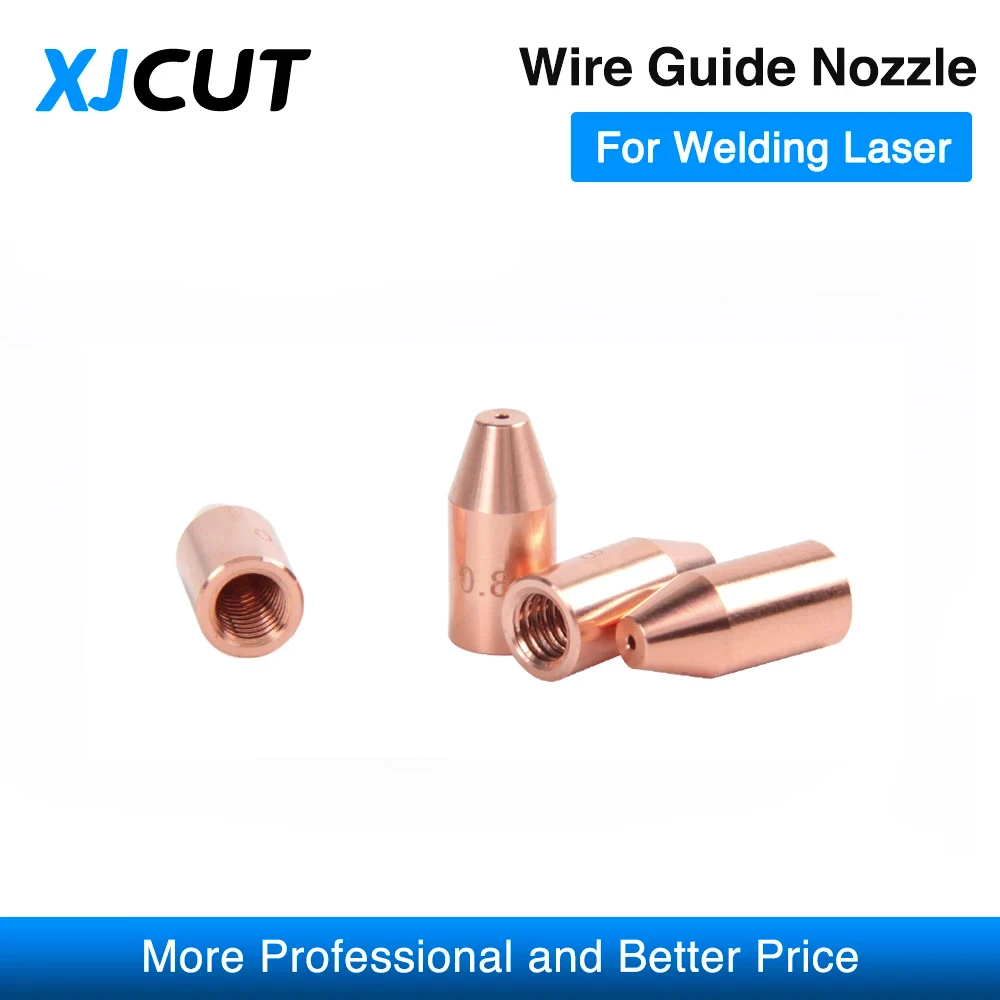 Boquilla de soldadura láser CQWY QILIN Ospri SUP WSX HANWEI, piezas de cabezal, boquilla guía de alambre, boquilla de alimentación de cable láser M5 TIG 0,8/1,0/1,2/2,0