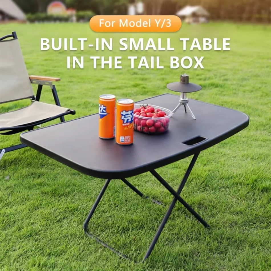 For Tesla Model 3 Highland Model Y 2021-2025 Portable Trunk Picnic Table Folding Outdoor Rest Camping Board Car Accessories