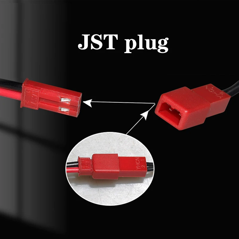 شاحن بطارية ليثيوم USB ، 3.7 فولت ، 500mA ، XH2.54 ، JST ، قابس SM-2P ، لعبة كهربائية ، كابل شحن USB