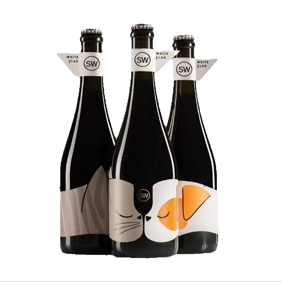 

Custom Wedding Wine Labels | Waterproof Textured Paper Stickers with Private Logo for Wine Bottles