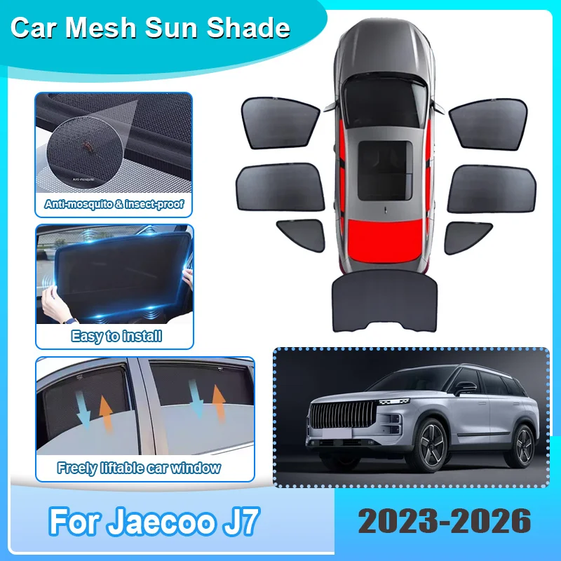 

Солнцезащитный экран для автомобиля Jaecoo J7 Lucano L7 Chery Tansuo 06 2023 2024 2025 2026, анти-УФ шторка на лобовое стекло, автомобильные аксессуары